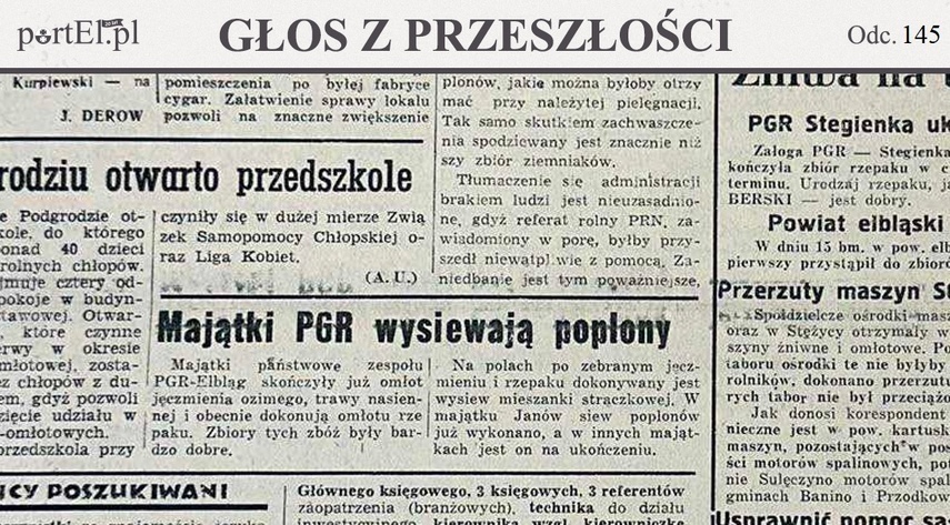 Elbląg, Głos Wybrzeża, nr 193, 1950 r.