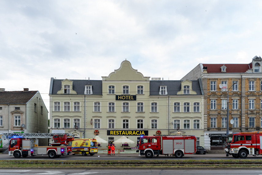 Elbląg, Podpalenie w hotelu Sowa (aktualizacja)