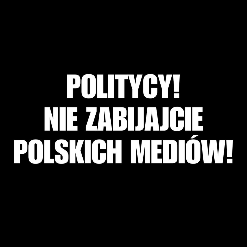Ogólnopolski protest wydawców,  redakcji i dziennikarzy
