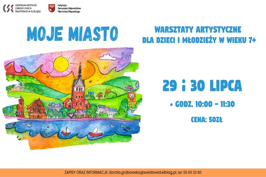 Elbląg, Warsztaty malarskie  „Moje miasto"