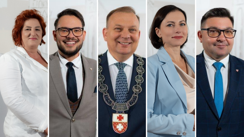 Elbląg, Od lewej: Halina Banach, Piotr Kowal, Michał Missan, Katarzyna Wiśniewska i Artur Zieliński (zdjęcia pochodzą ze strony Elblag.eu)