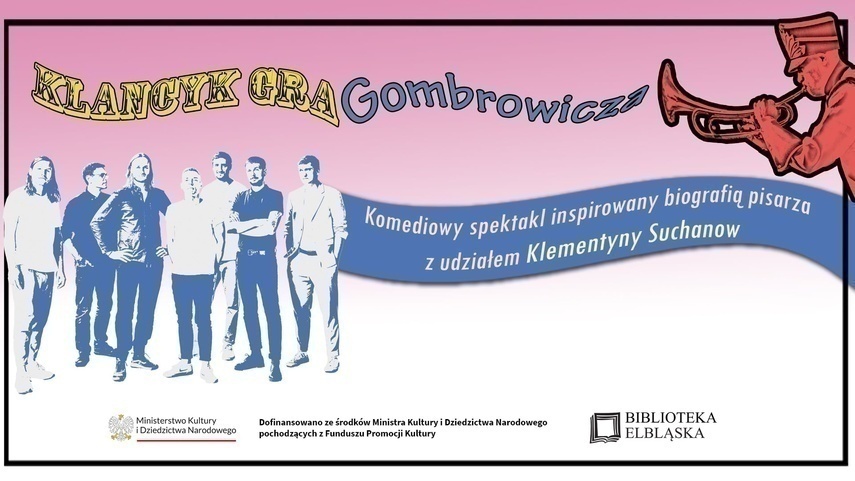 Elbląg, Klancyk gra Gombrowicza. Komediowy spektakl z udziałem Klementyny Suchanow