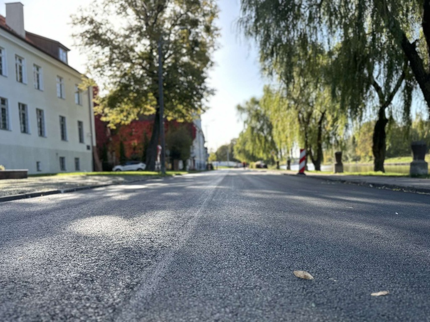 Elbląg, Ul. Bulwar Zygmunta Augusta jest już otwarta