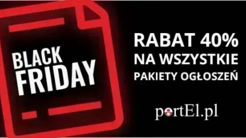 Tanie ogłaszanie! Black Friday na  portEl.pl