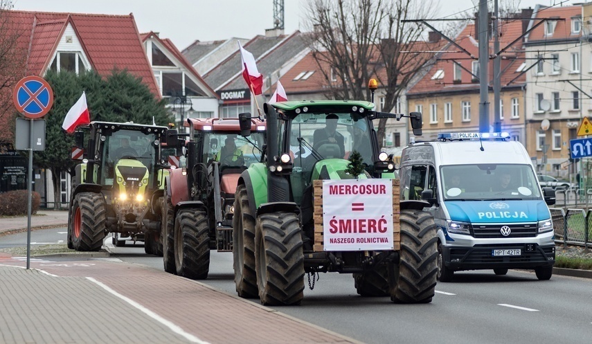 Elbląg, Protest rolników w Elblągu,