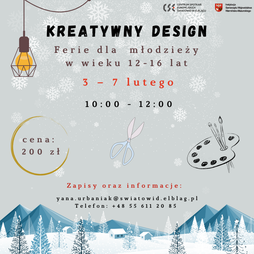 Elbląg, Kreatywny Design, czyli warsztaty dla młodych projektantów