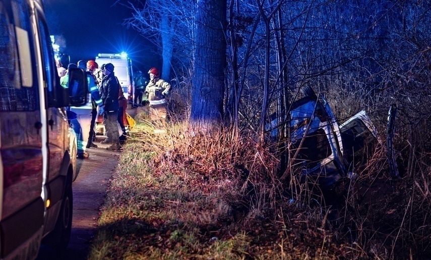 Elbląg, Dachował po policyjnym pościgu