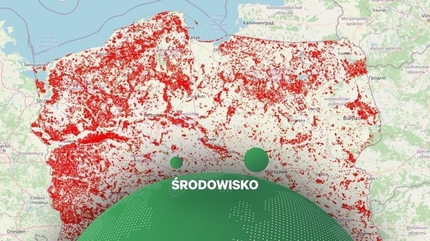 Elbląg, Mapa pełna wycinek i kontrowersji