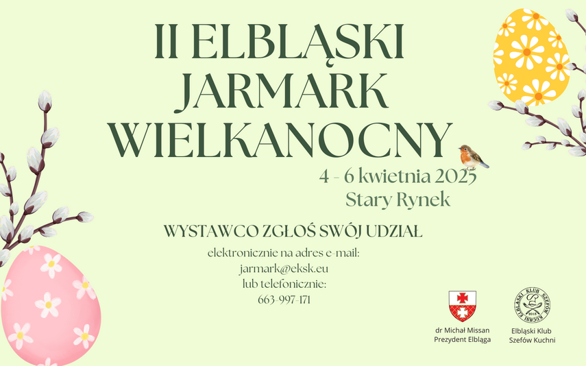 Elbląg, Zapisy na II Elbląski Jarmark Wielkanocny