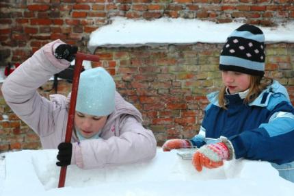 Elbląg, Śniegowi rzeźbiarze