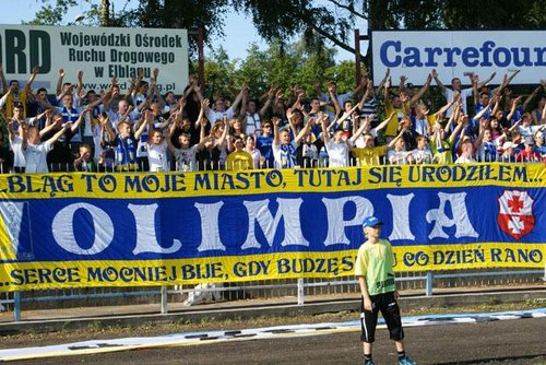 Elbląg, W pierwszej kolejce po przerwie zimowej nie wzięła udziału elbląska Olimpia, gdyż z rozgrywek wycofał się zadłużony po uszy zamojski Hetman, z którym żółto-biało-niebiescy mieli zmierzyć się na inaugurację