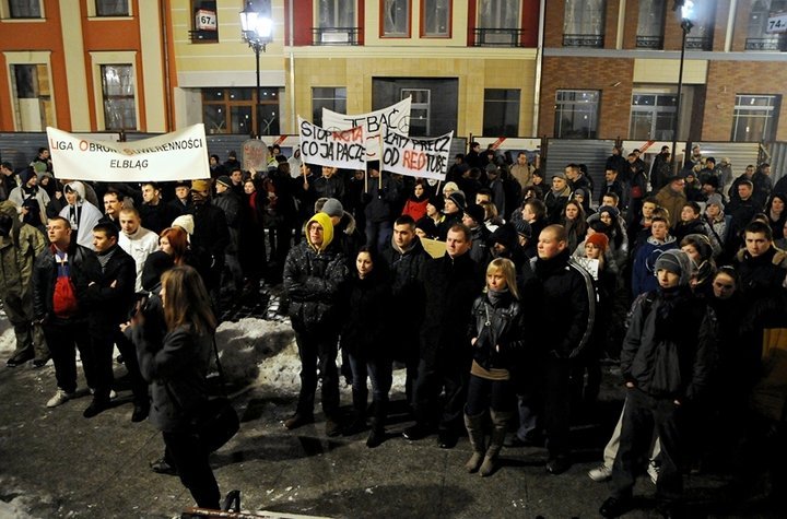 Elbląg, ACTA a sprawa "Matki Polki"
