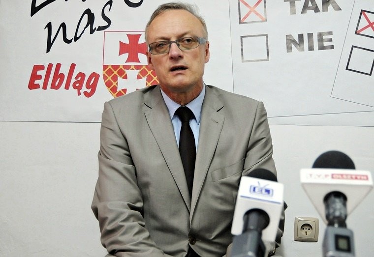 Elbląg, Kazimierz Falkiewicz jest pełnomocnikiem Obywatelskiego Elbląga
