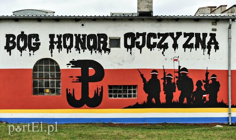 Elbląg, Ten mural w przestrzeni publicznej pojawił się w październiku