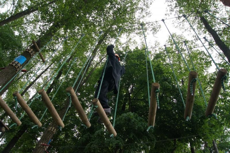 Elbląg, Park Linowy jest nadal czynny