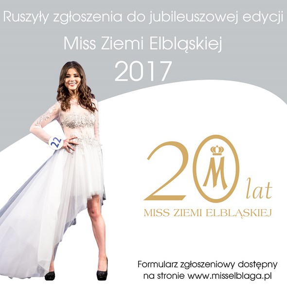 Elbląg, Ruszyły zgłoszenia do jubileuszowej edycji konkursu Miss Ziemi Elbląskiej