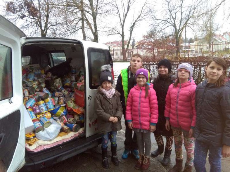 Elbląg, Przedszkolaki i uczniowie pomagają zwierzakom