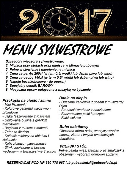 Powitaj Nowy Rok u Sąsiadów