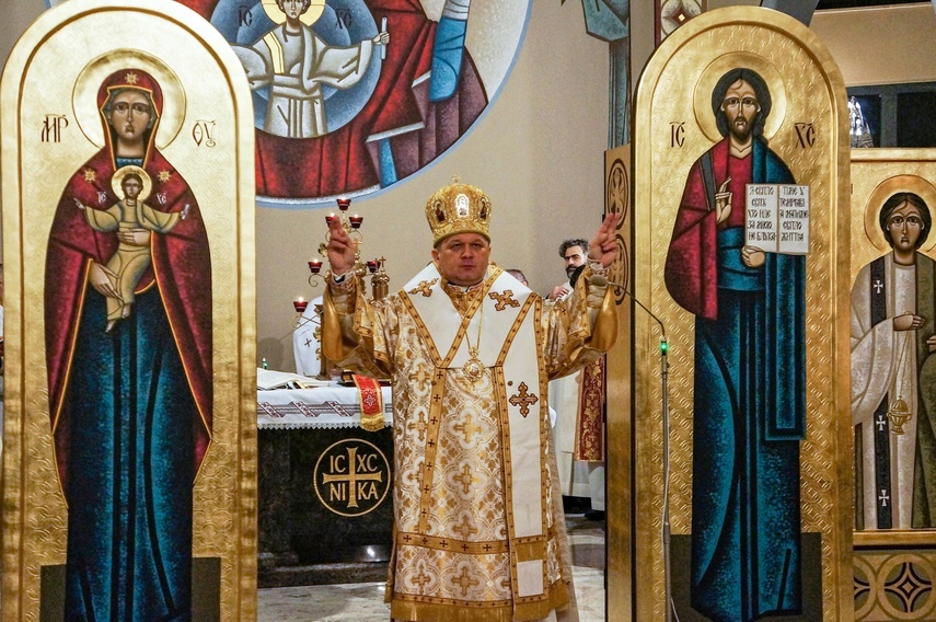 Elbląg, Nabożeństwu przewodniczył Arkadiusz Trochanowski, biskup eparchii olsztyńsko-gdańskiej