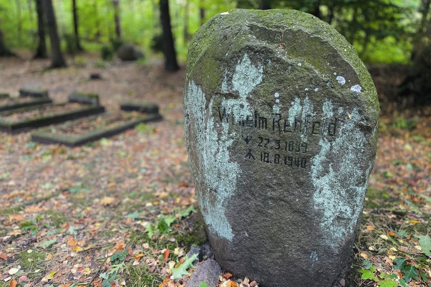 Elbląg, Historia leśnego cmentarza