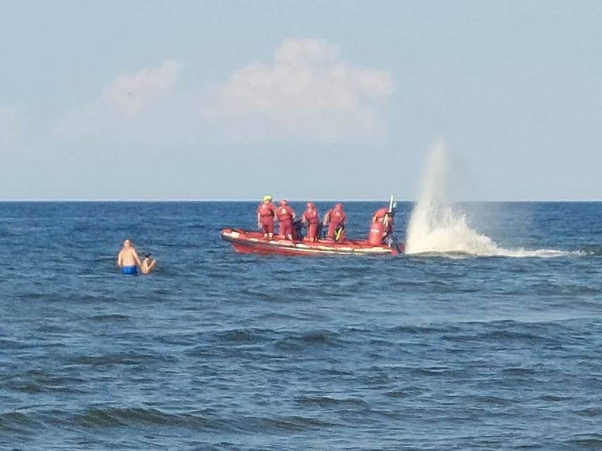 Elbląg, Akcja SAR na plaży w Sztutowie 15 lipca,