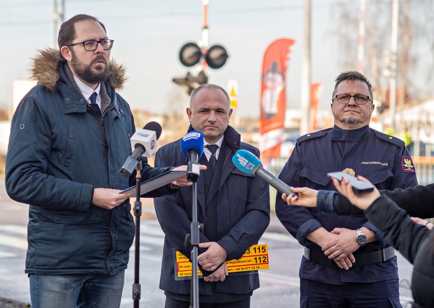 Elbląg, Przedstawiciele PKP (od lewej): Przemysław Zieliński, Krzysztof Wałdowski i Piotr Tomaszewski