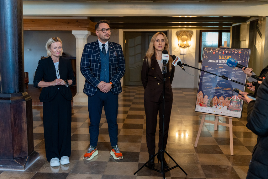 Elbląg, Od lewej Kamila Ośka, Piotr Kowal, Agata Prytupa.