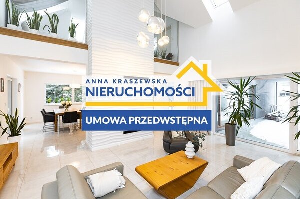 NIERUCHOMOŚCI ANNA KRASZEWSKASprzedam dom wolnostojący - ul. OkrężnaLuksusowy dom z wykorzystaniem najnowszych