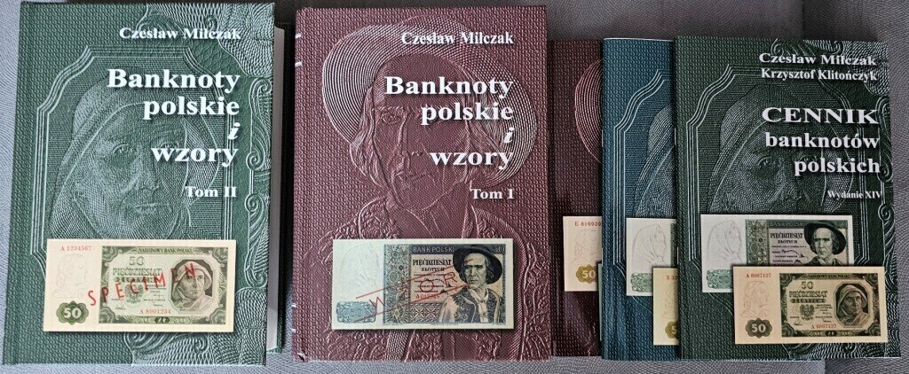 Elbląg DLA KOLEKCJONERÓWBANKNOTY POLSKIE I WZORY TOM I, TOM II + CENNIKI - 2023