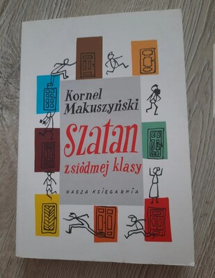 Elbląg Szatan z 7 klasy. Kornel Makuszyński. 
Lektura w klasie 4-6.
Stan bdb. 
Kosztowała 26,90 zł. Polecam. 
Mam też