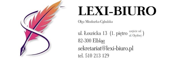 Elbląg LEXI-BIURO! Specjalizuję się w doradztwie dla osób zadłużonych oraz w profesjonalnym przygotowywaniu pism w tym