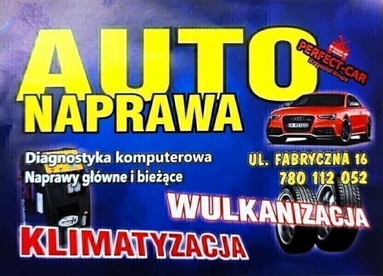 Elbląg SERWIS SAMOCHODOWY PERFECT-CAR  AUTO NAPRAWA FABRYCZNA16 KRUPA KRZYSZTOF-Klimatyzacja Nabijanie