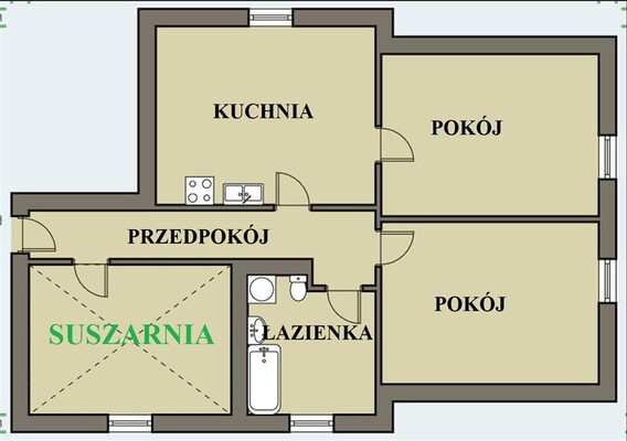 Elbląg Agencja Nieruchomości LEXNOVASprzedam mieszkanie - Elbląg, Browarna. Sprzedam mieszkanie do remontu