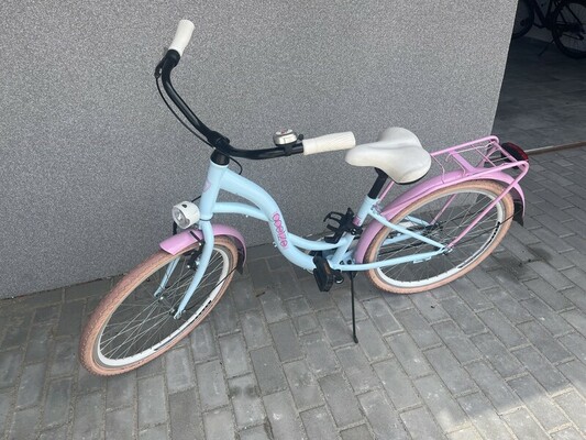 Elbląg Sprzedam rower dla dziewczynki koła 24