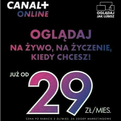 Elbląg OGLĄDAJ TELEWIZJĘ KIEDY CHCESZ I GDZIE CHCESZ!JUŻ OD  29 ZŁ ZABIERZEMY CIĘ W ŚWIAT NAJLEPSZYCH FILMÓW I