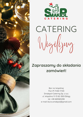 Elbląg Catering świąteczny - Zamówienia przyjmujemy do 18.12.2024r  