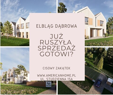 Elbląg GDY SPOTYKAJĄ SIĘ MARZENIA, POJAWIAMY SIĘ MY, BY SPEŁNIĆ WASZE MARZENIAbiuro nieruchomości AMERICAN HOME UL.