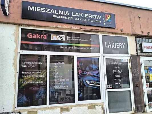 Elbląg PERFECT AUTO COLOR! ZAPRASZAMY!MIESZALNIA LAKIERÓW SAMOCHODOWYCH I PRZEMYSŁOWYCH. DeBeer, Valspar,