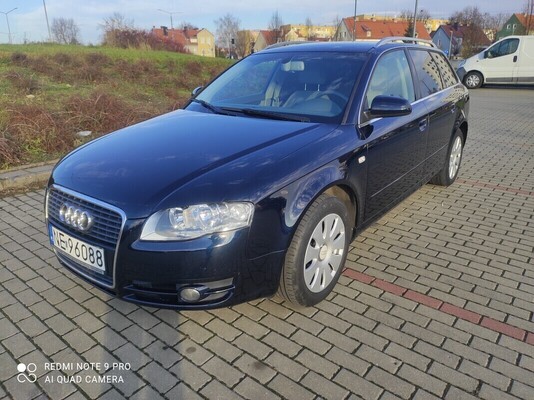 Elbląg AUDI A4 B7 kombi 2007r. SZARE SKÓRY, FULL WYPOSAŻENIEOgłoszenie prywatne !     