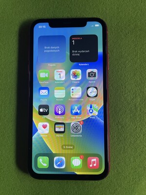 Elbląg Sprzedam apple iphone 11 w kolorze czerwonym, posiada ślady użytkowania na obudowie. Wyświetlacz - zamiennik,