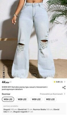 Sprzedam nowe  spodnie  Jeansowe