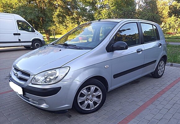 HYUNDAI GETZ1.1 BenzynaPrzebieg - 125 tys. km  --- 2008 r- Klimatyzacja Sprawna- Nowe Opony- Nowy Akumulator-