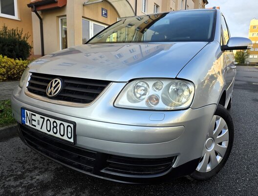 Elbląg Volkswagen Touran 2.0TDI 140Km Dobra Wersja Wyposażenia 2006Rok 6-Cio Biegowa Skrzynia-Elektryczne Szyby Abs