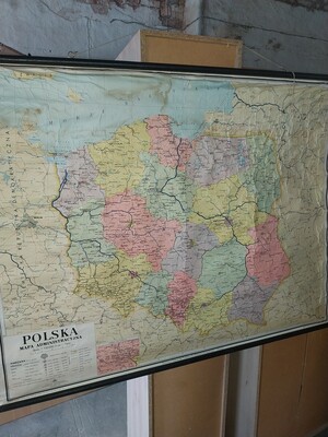 Elbląg Sprzedam mapę POLSKI stan dobry.