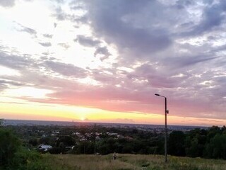 Cyklistka na Górze Chrobrego 2024-08-21 g.19:54