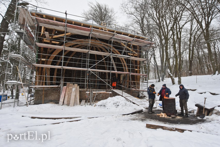 Elbląg Mróz opóźni remont muszli