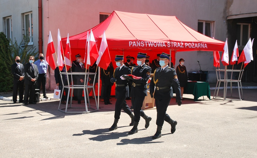 Elbląg Strażackie uroczystości i awanse