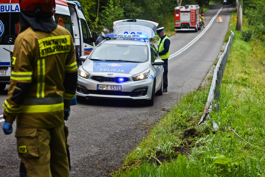 Opel uderzył w drzewo, kierowca miał 1,6 promila zdjęcie nr 246585