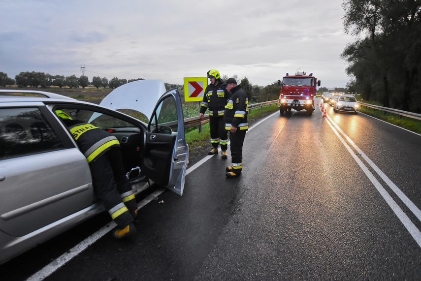 Zderzenie peugeota z volvo na drodze do Malborka zdjęcie nr 247170