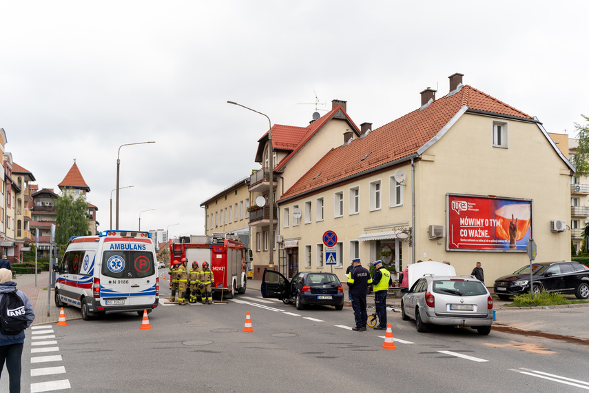 Elbląg Wypadek na Robotniczej